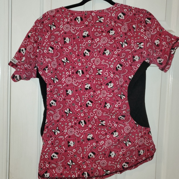 Uniform advantage dog print scrub top size medium - Picture 2 of 3